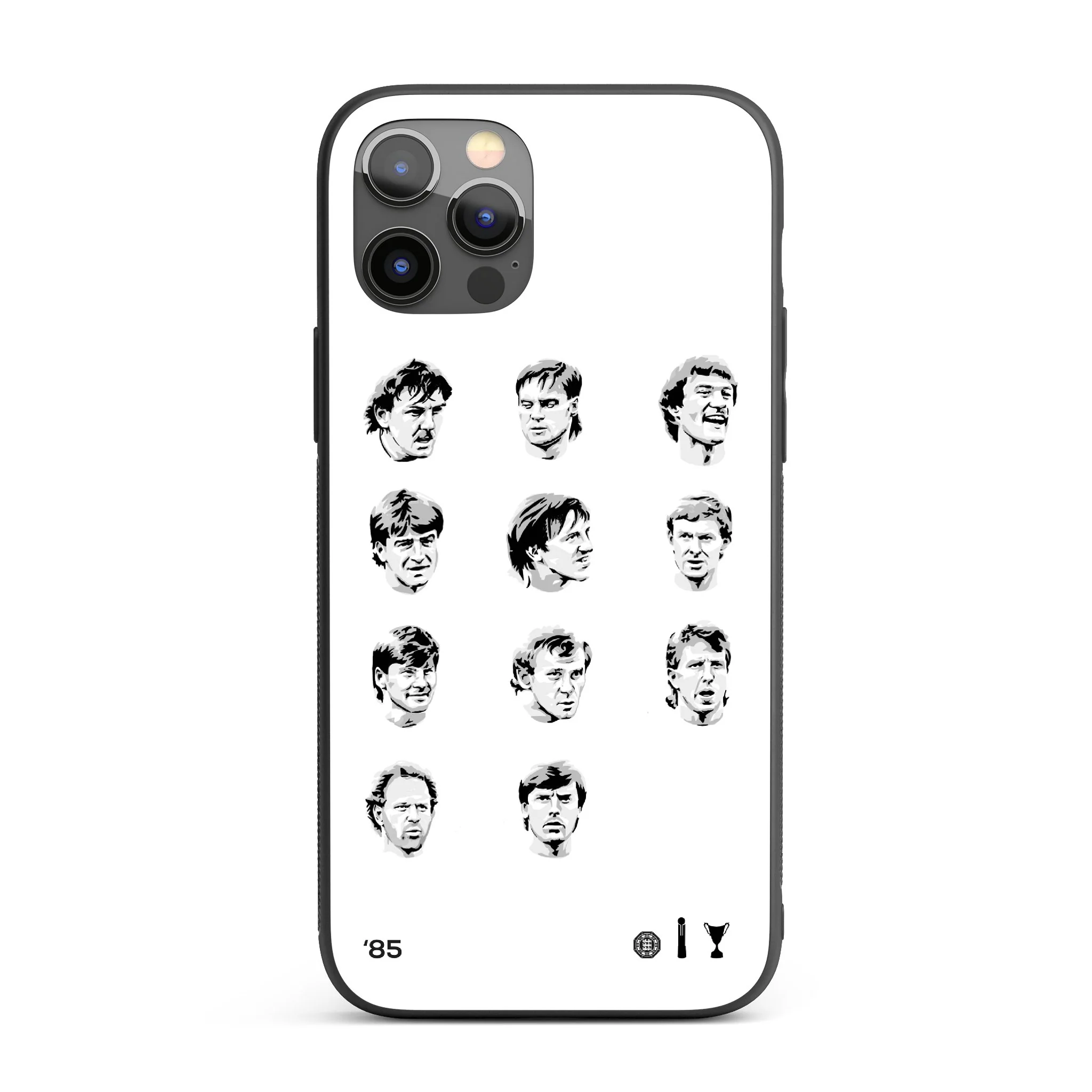 1985 Everton First Team Print - Phone Case