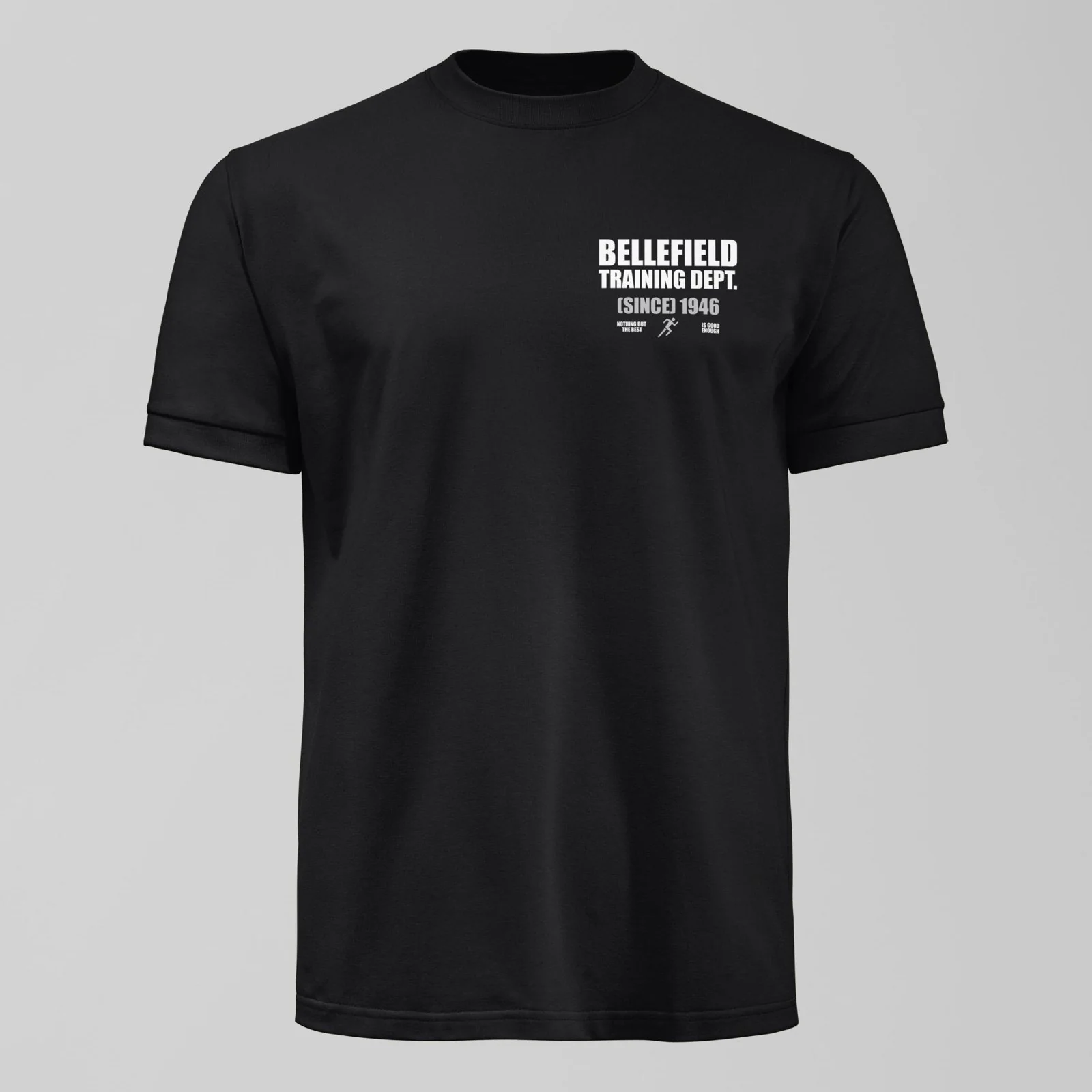 Bellefield Training Dept Small Design T-Shirt - Image 5