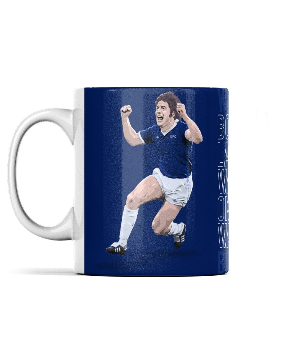Bob Latchford Walks on Water Everton Mug