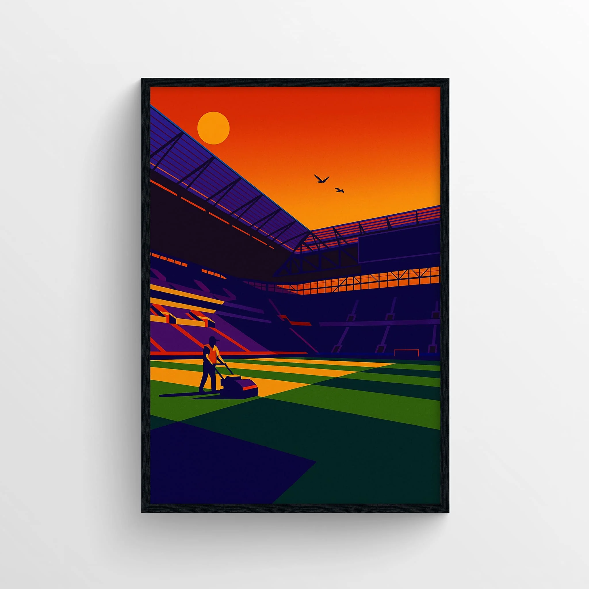 Bramley-Moore Abstract Ready for Kick-Off Print