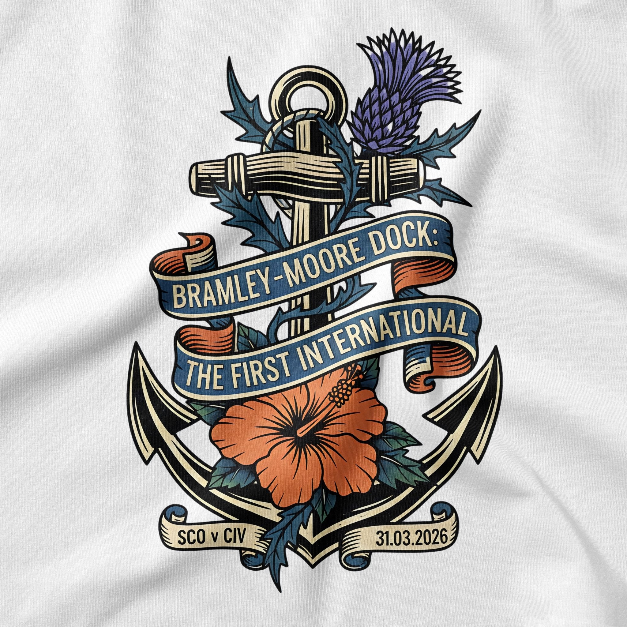 Bramley Moore First International T-Shirt - Image 2