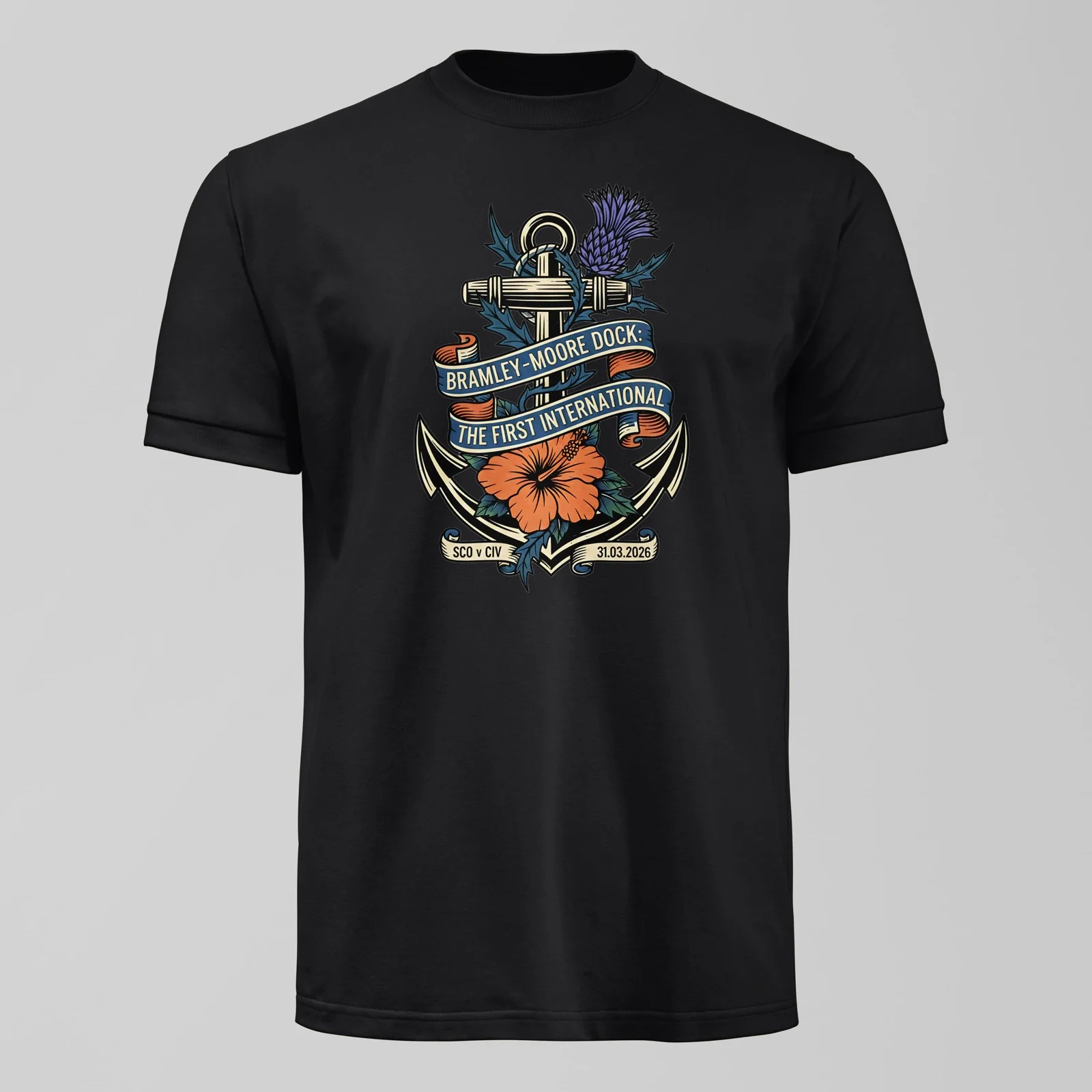 Bramley Moore First International T-Shirt - Image 5