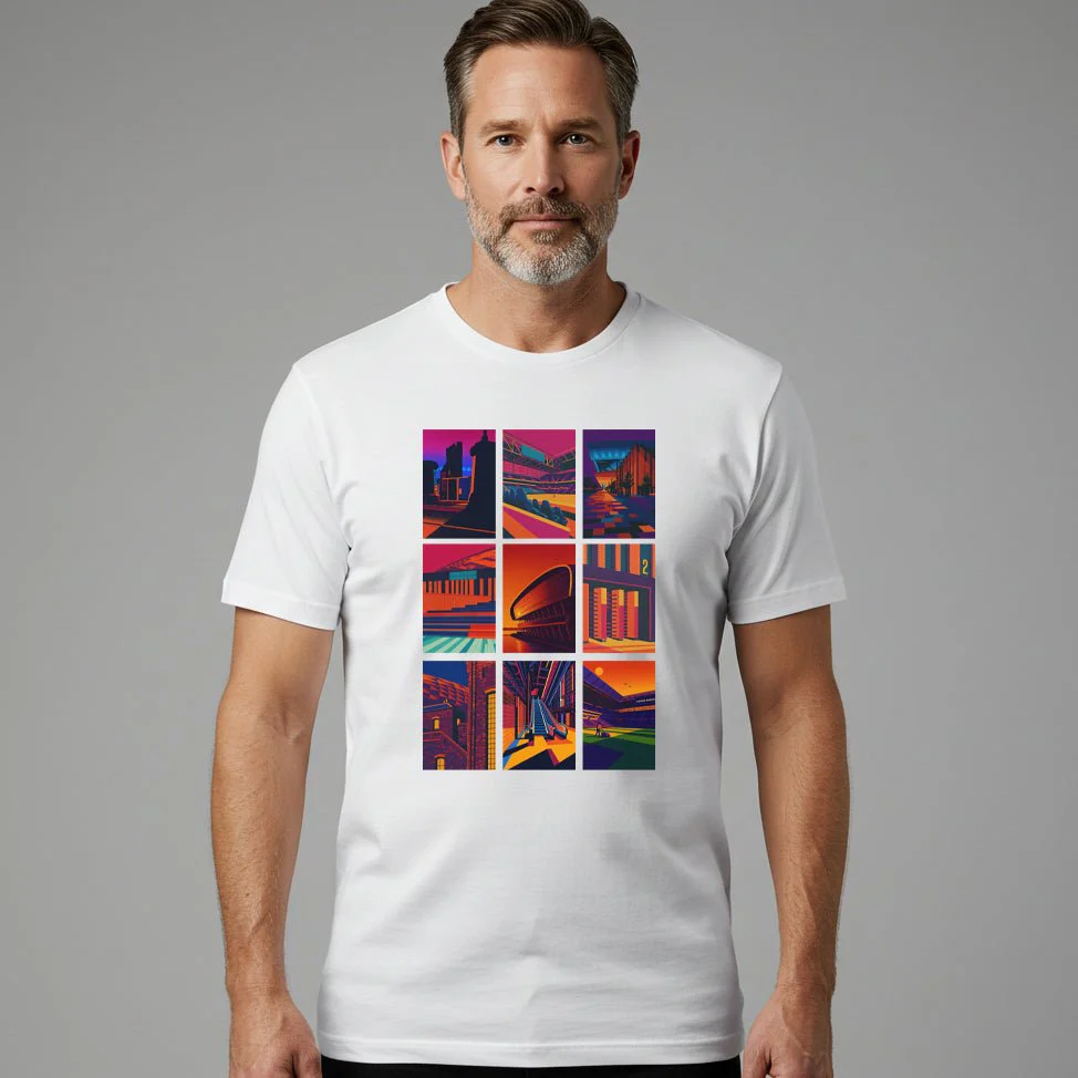 Bramley Moore Abstract Design T-Shirt - Image 3