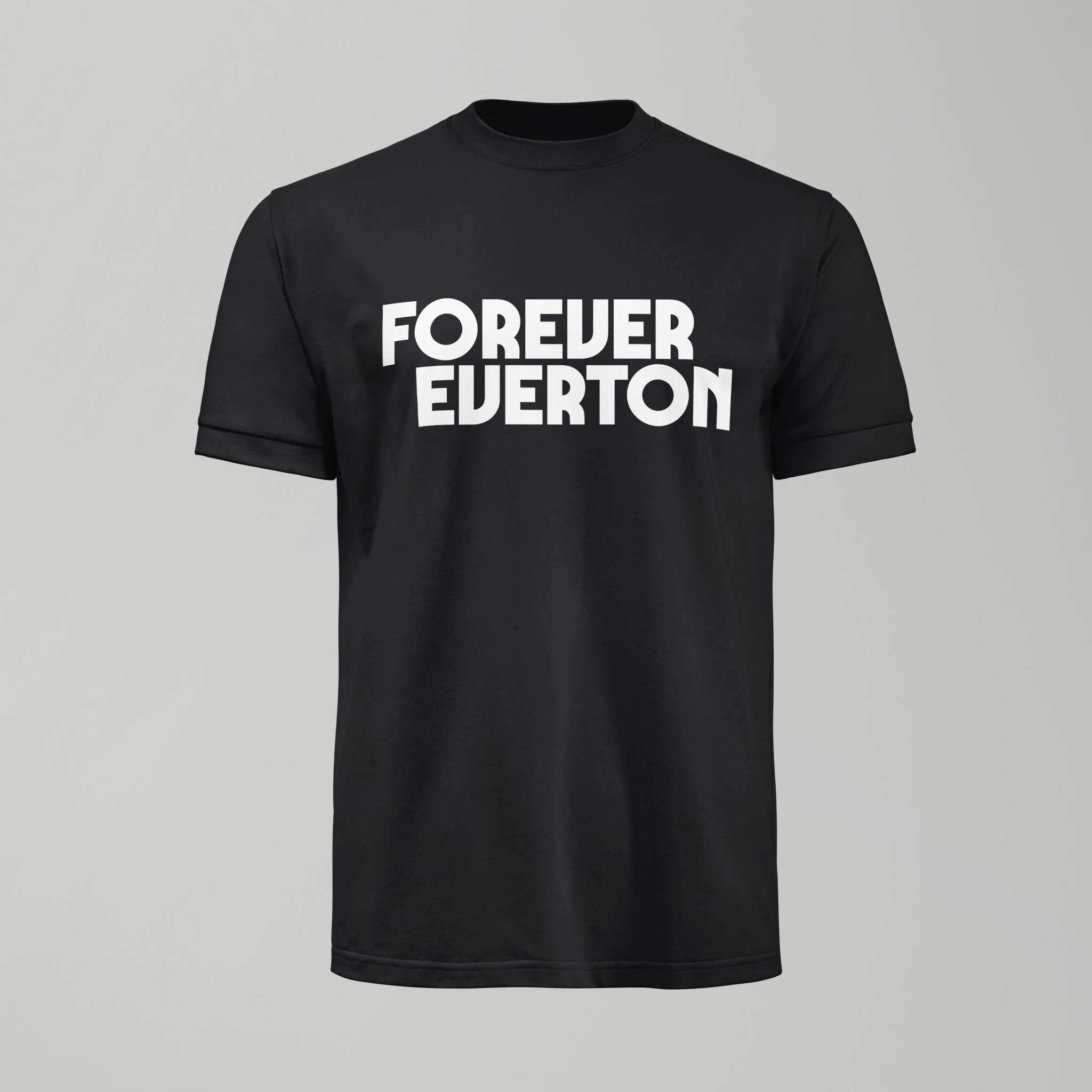 Kids Dark Forever Everton Large Logo White Design T-Shirt - Image 2