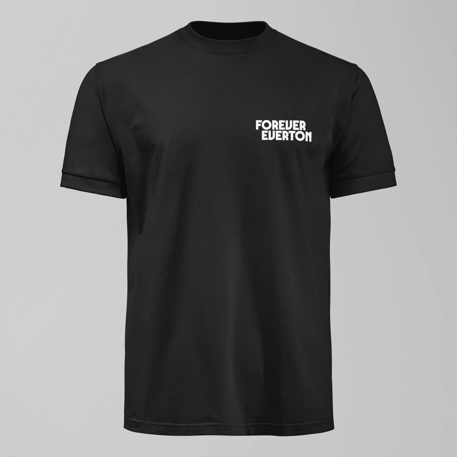 Kids Dark Forever Everton Small Logo White Design T-Shirt - Image 3