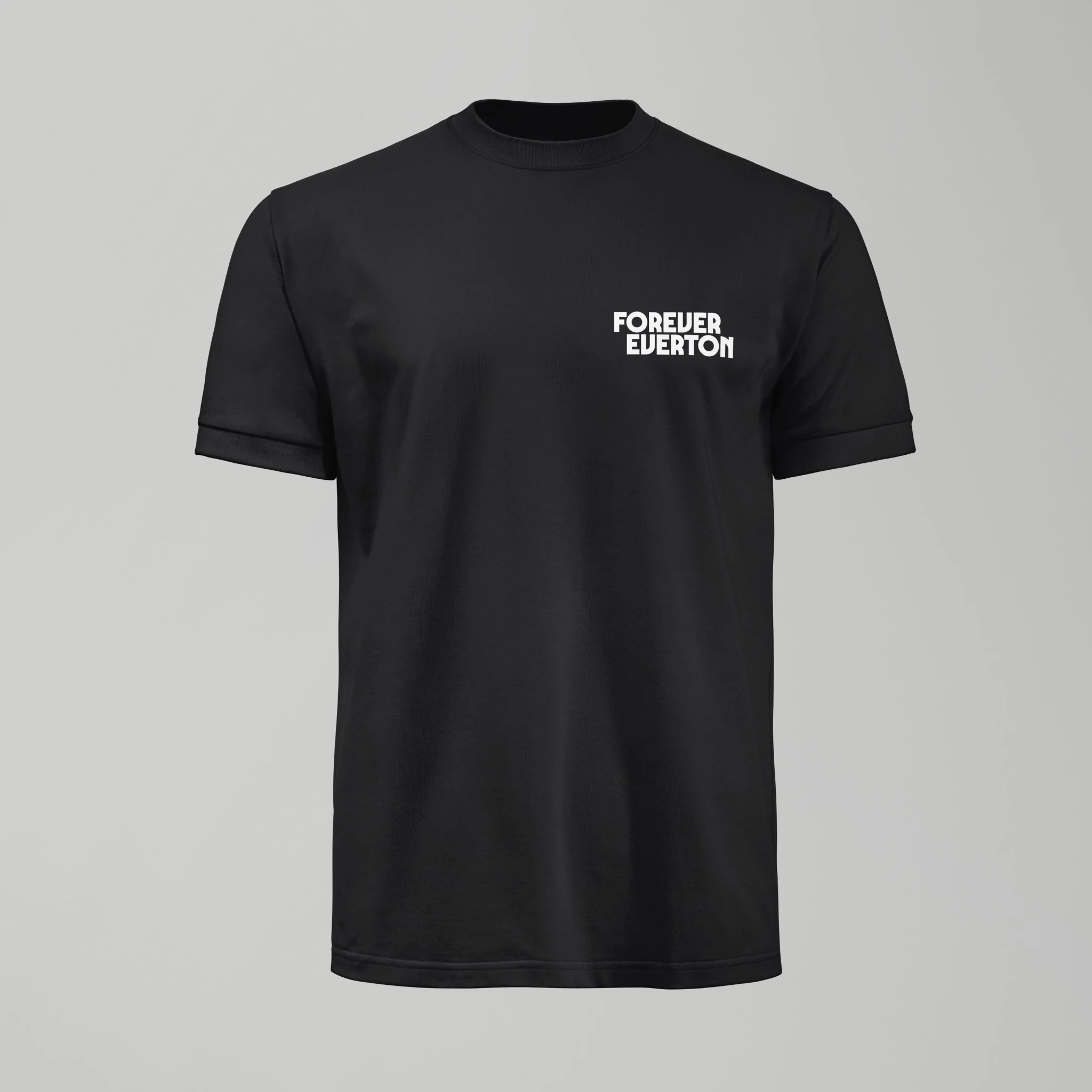 Kids Dark Forever Everton Small Logo White Design T-Shirt - Image 5