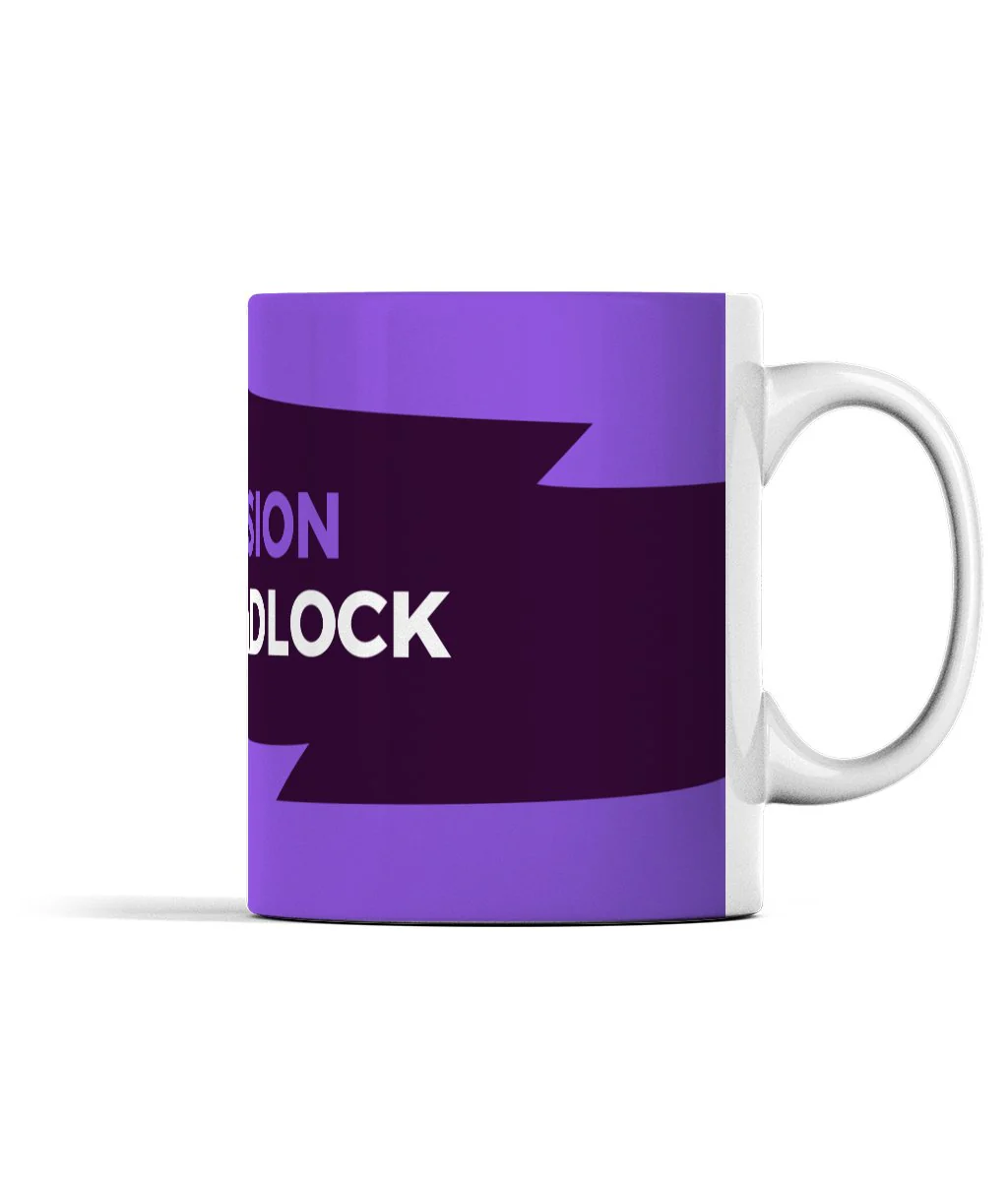 Decision No Headlock - Mug - Image 4