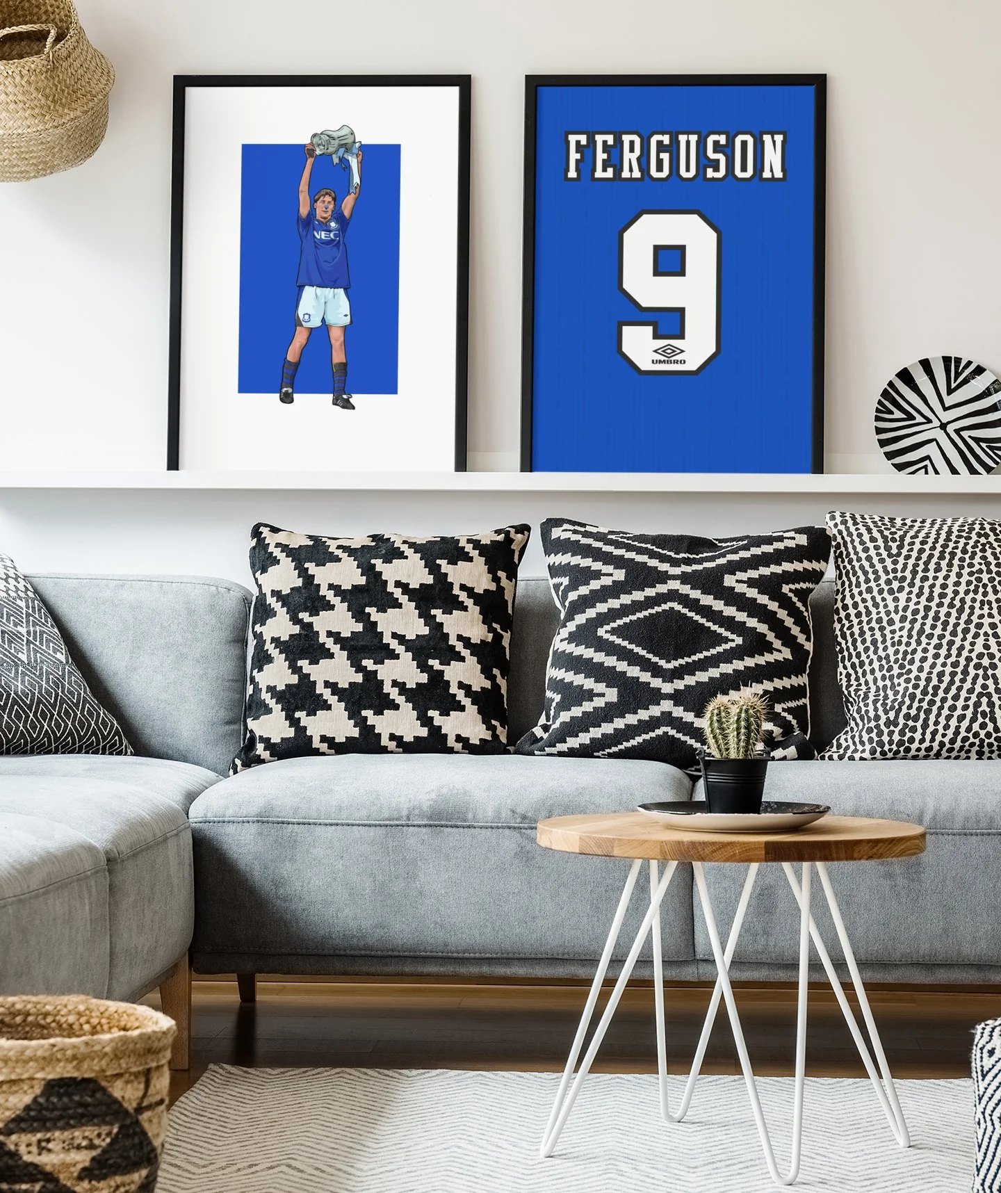 Duncan Ferguson Everton Print - FA Cup Winner - Image 2