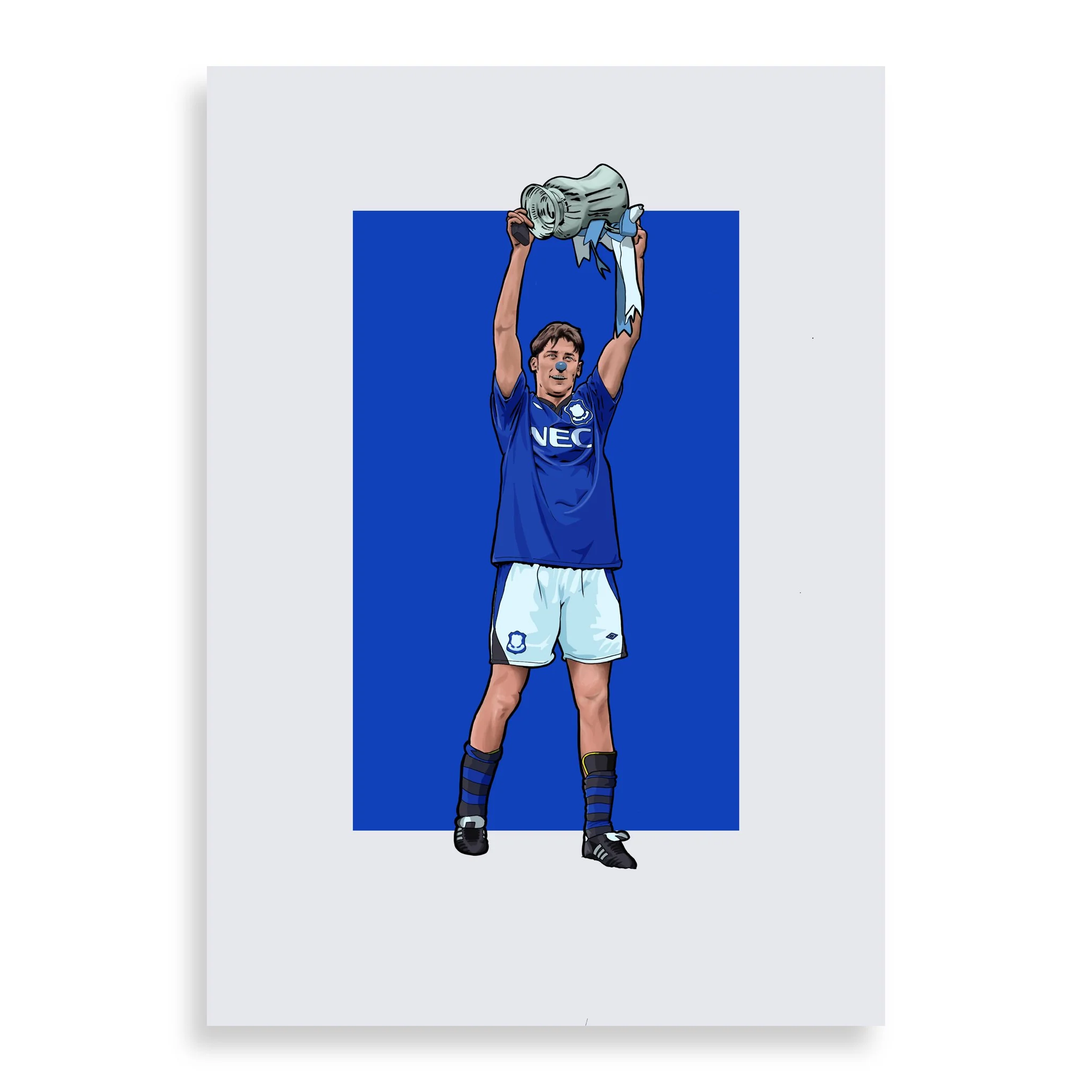 Duncan Ferguson Everton Print - FA Cup Winner - Image 3
