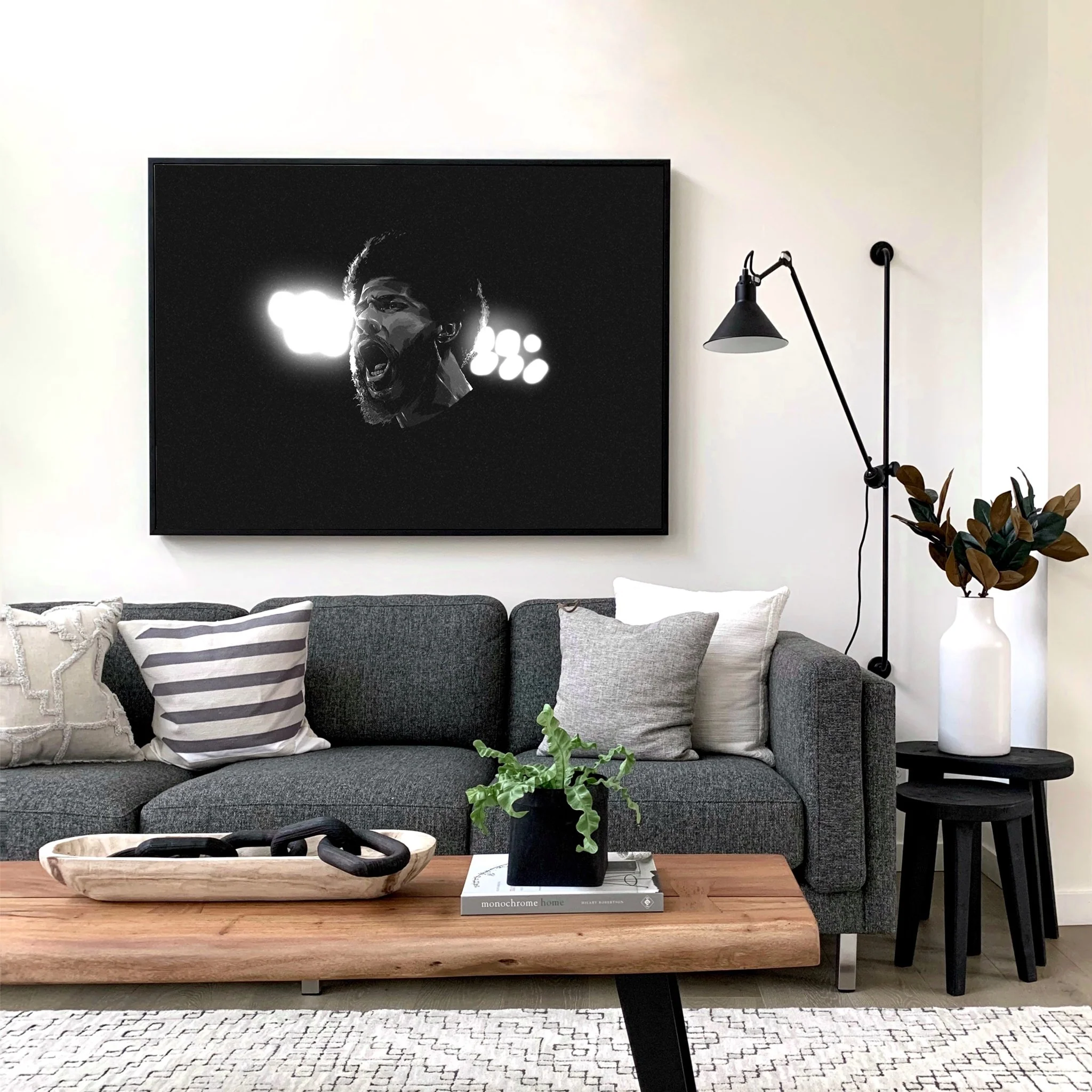 Ellis Simms Everton Print - Under The Lights - Image 2
