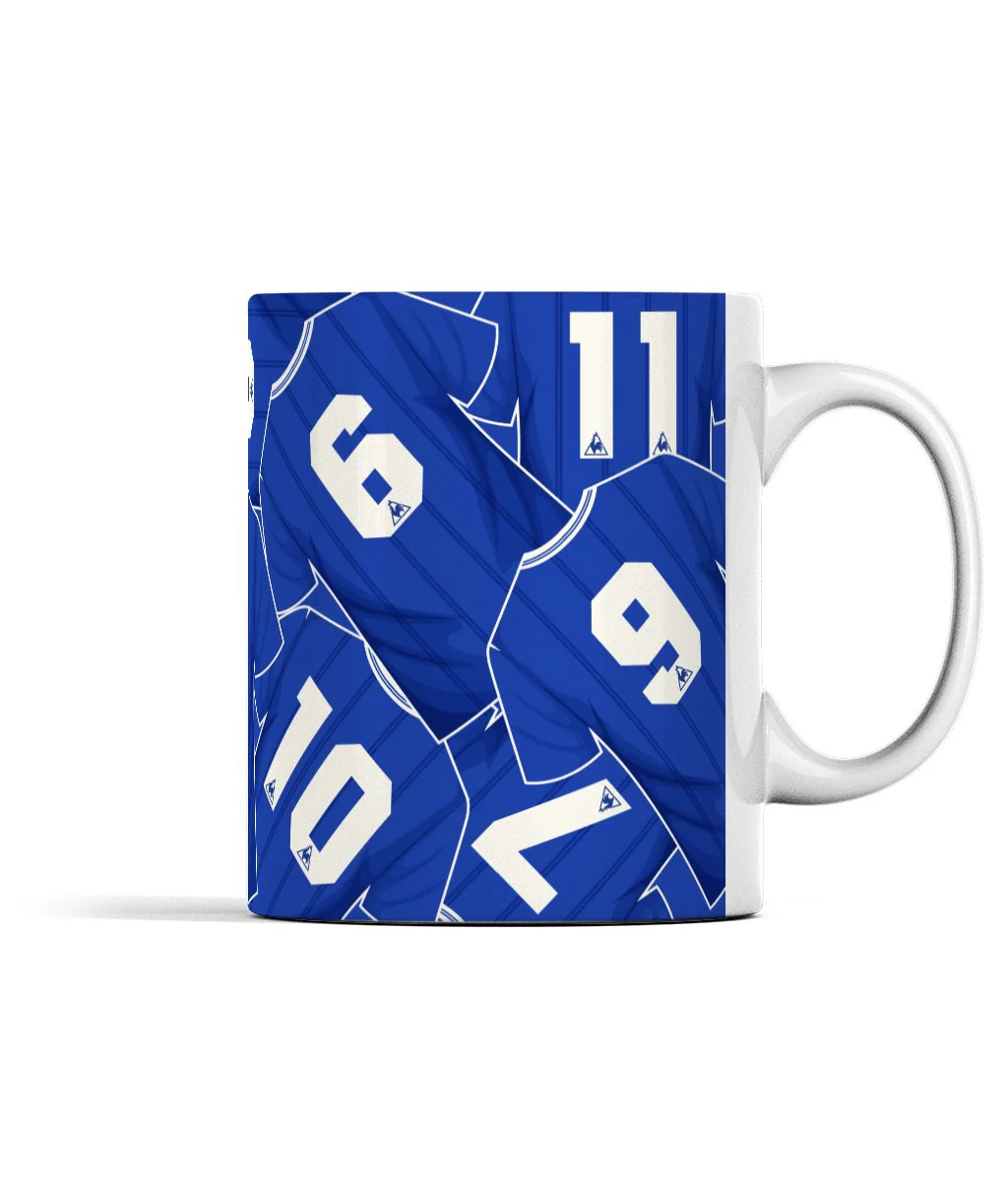 Everton 1985 ECWC Shirt Backs - Mug - Image 3