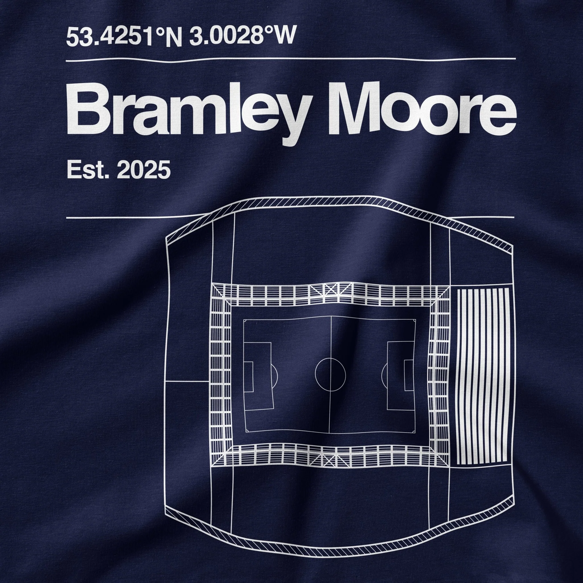 Bramley Moore Blueprint T-Shirt - Image 2