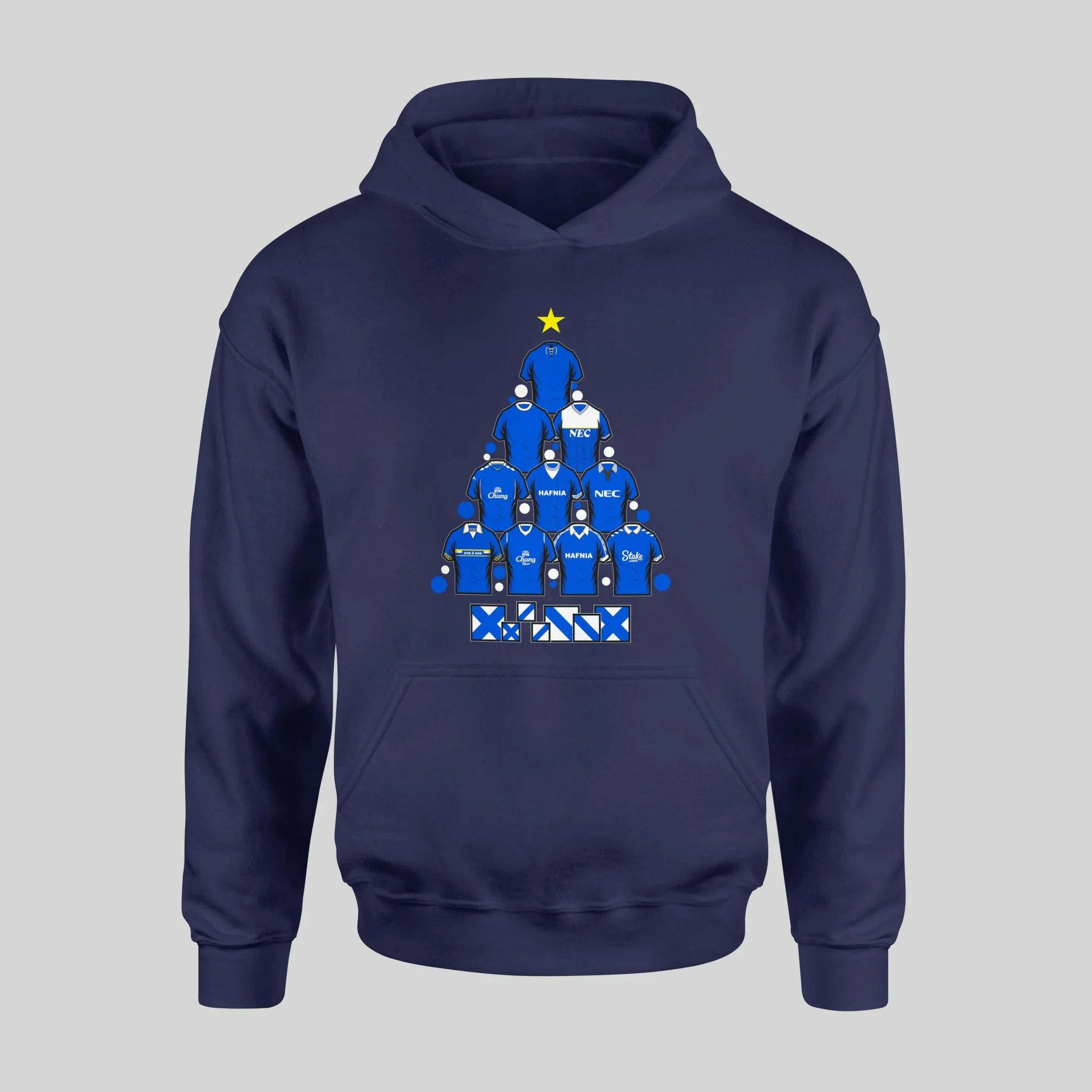 Everton Christmas Hoodie – Retro Shirts & Archibald Leitch Tree