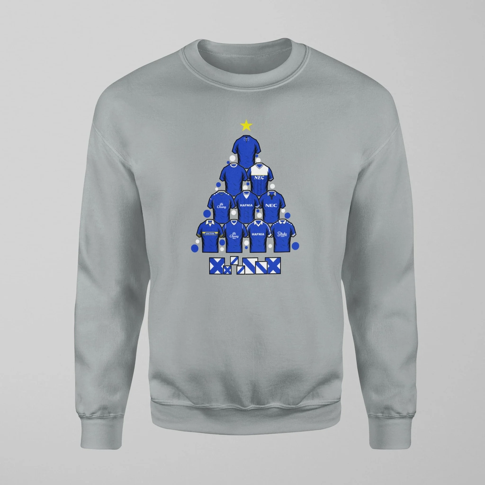 Everton Christmas Jumper – Retro Shirts & Archibald Leitch Tree - Image 3