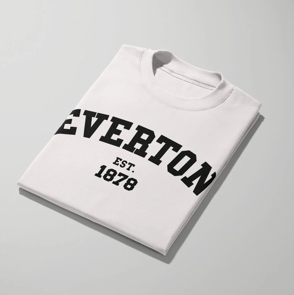 Kids Everton College Black Design T-shirt - Image 2