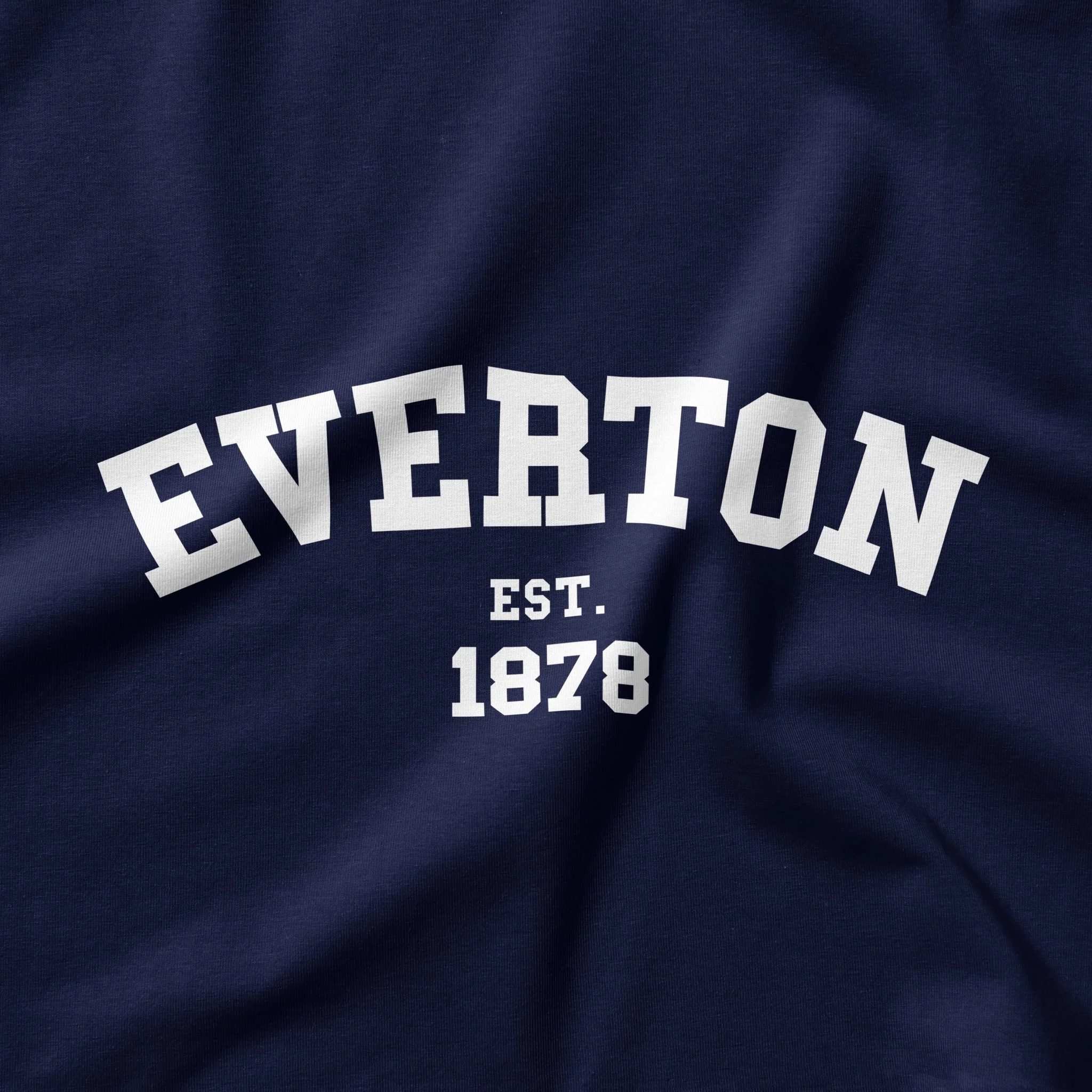 Dark Everton College White Design T-Shirt - Image 2
