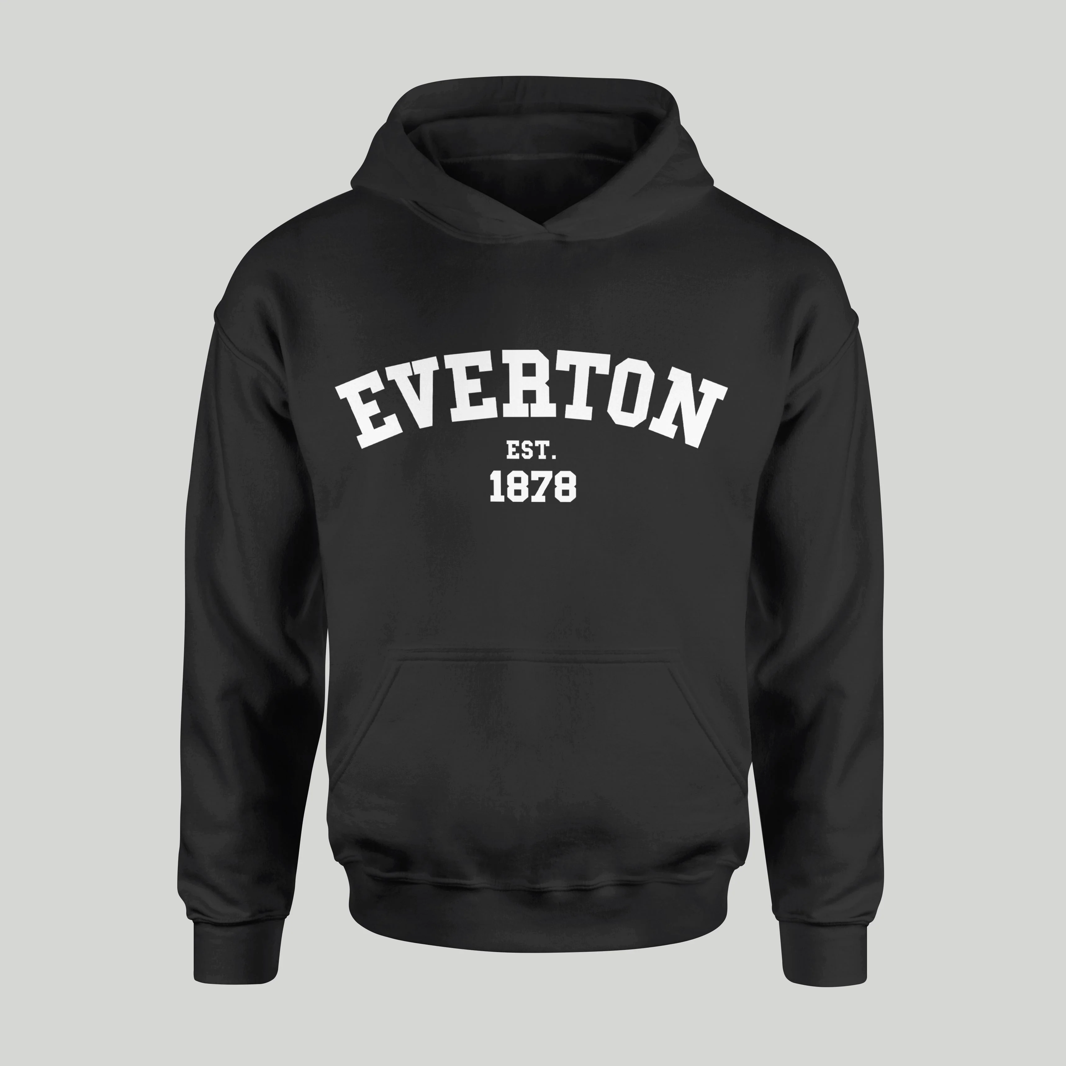 Dark Everton College White Design Hoodie