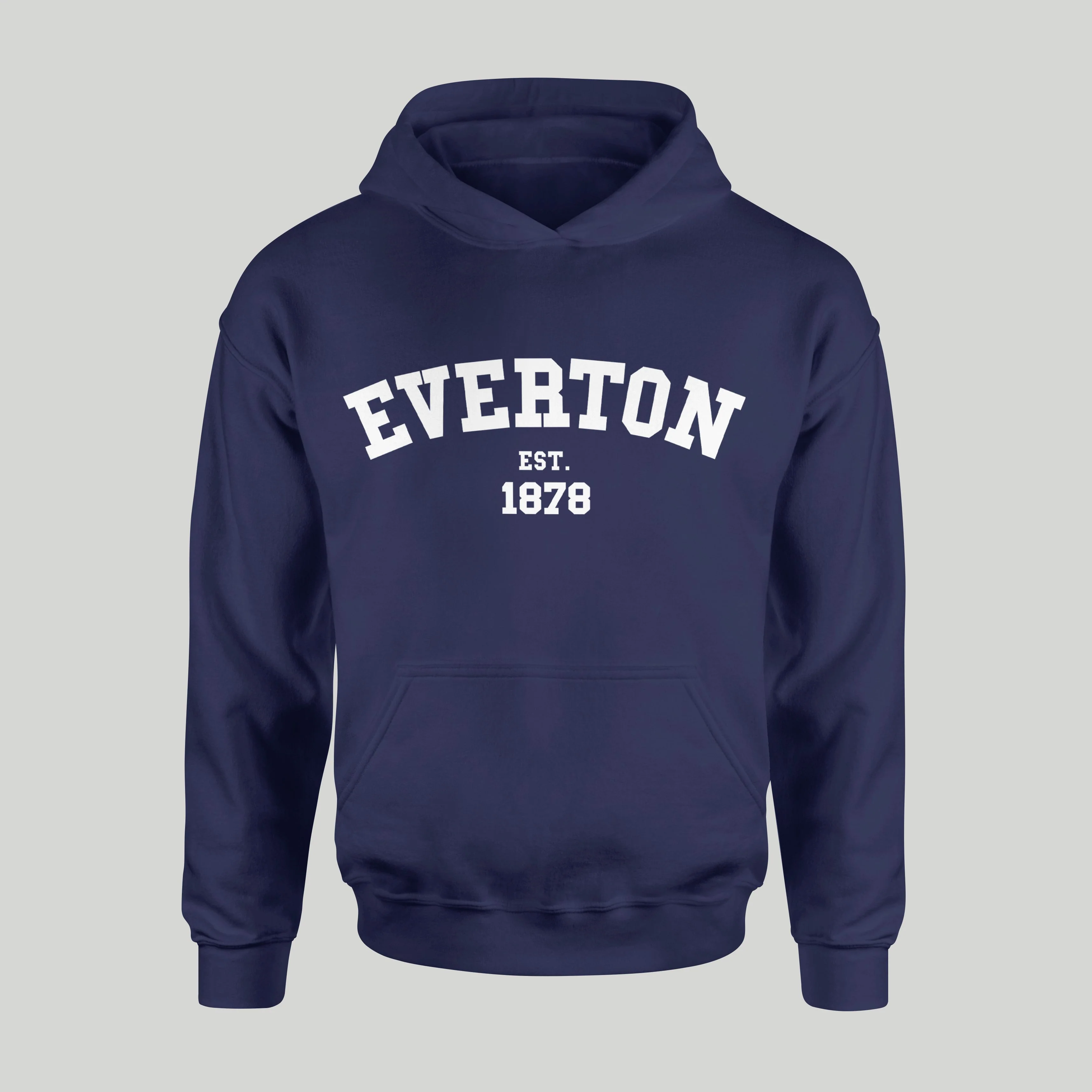 Dark Everton College White Design Hoodie - Image 2