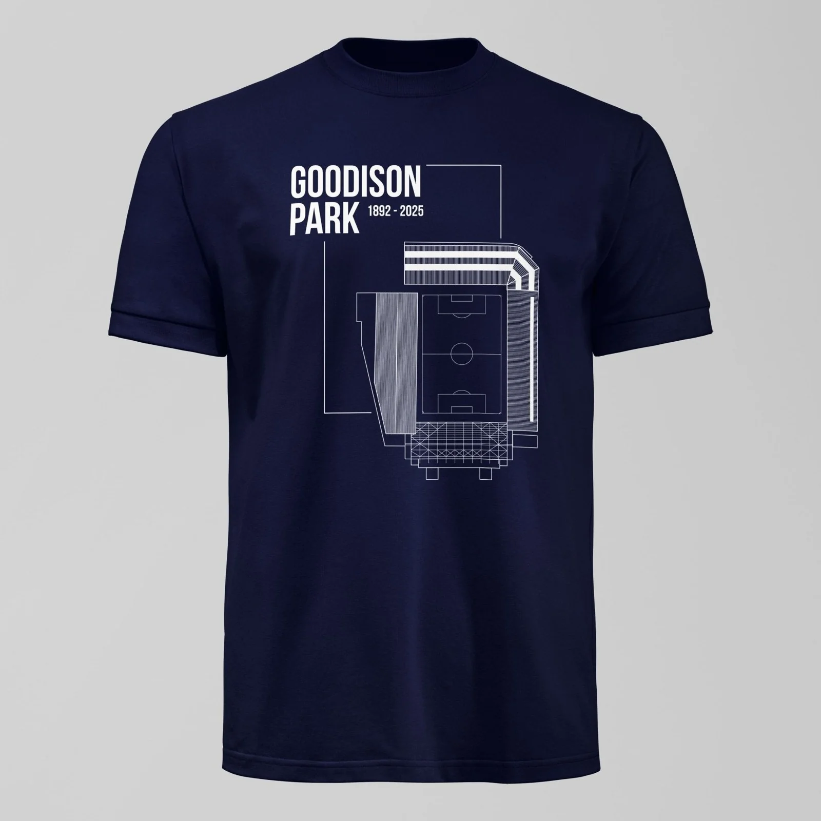 Goodison Park Blueprint T-Shirt - Image 6
