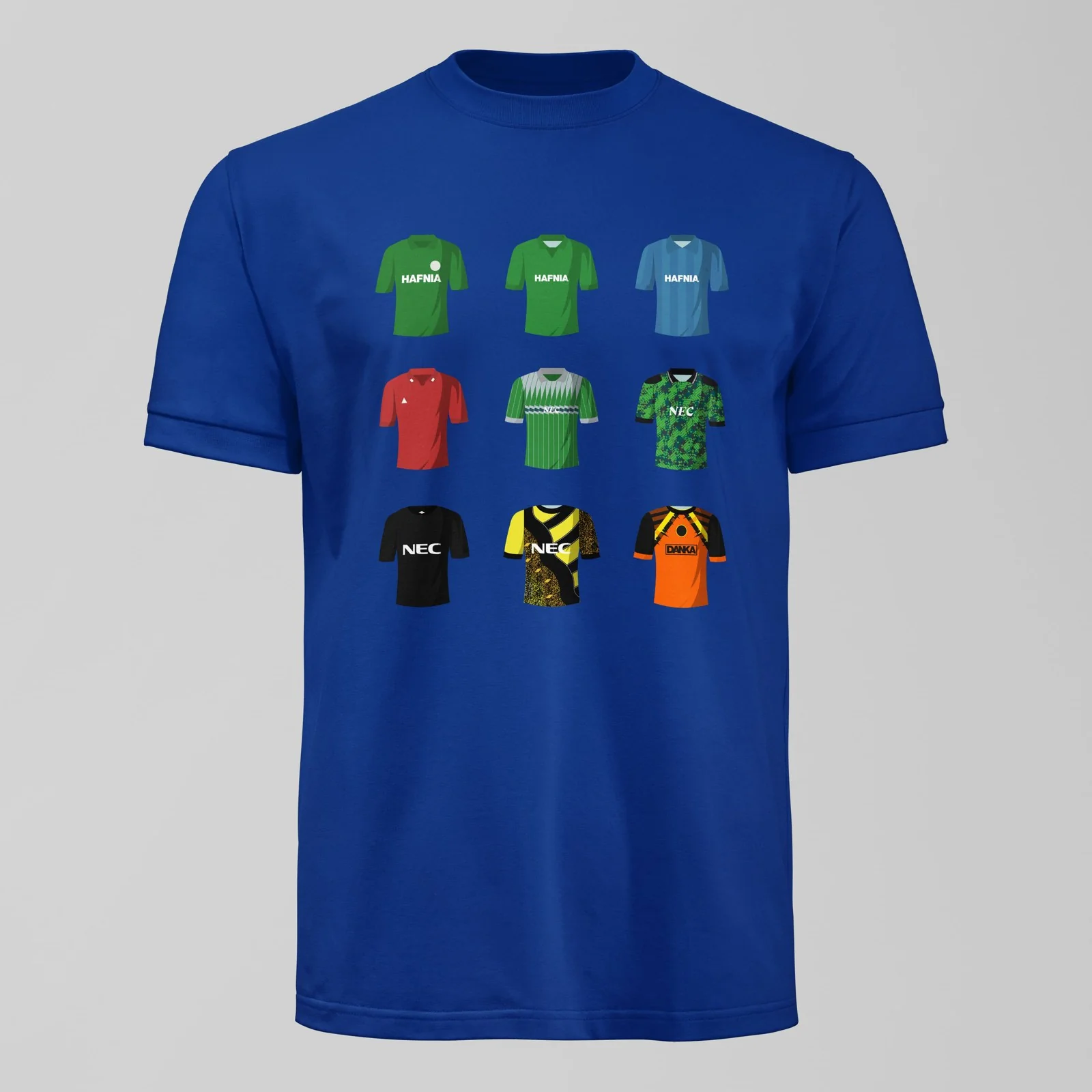 History of Neville Southall Everton Shirts T-Shirt - Image 4