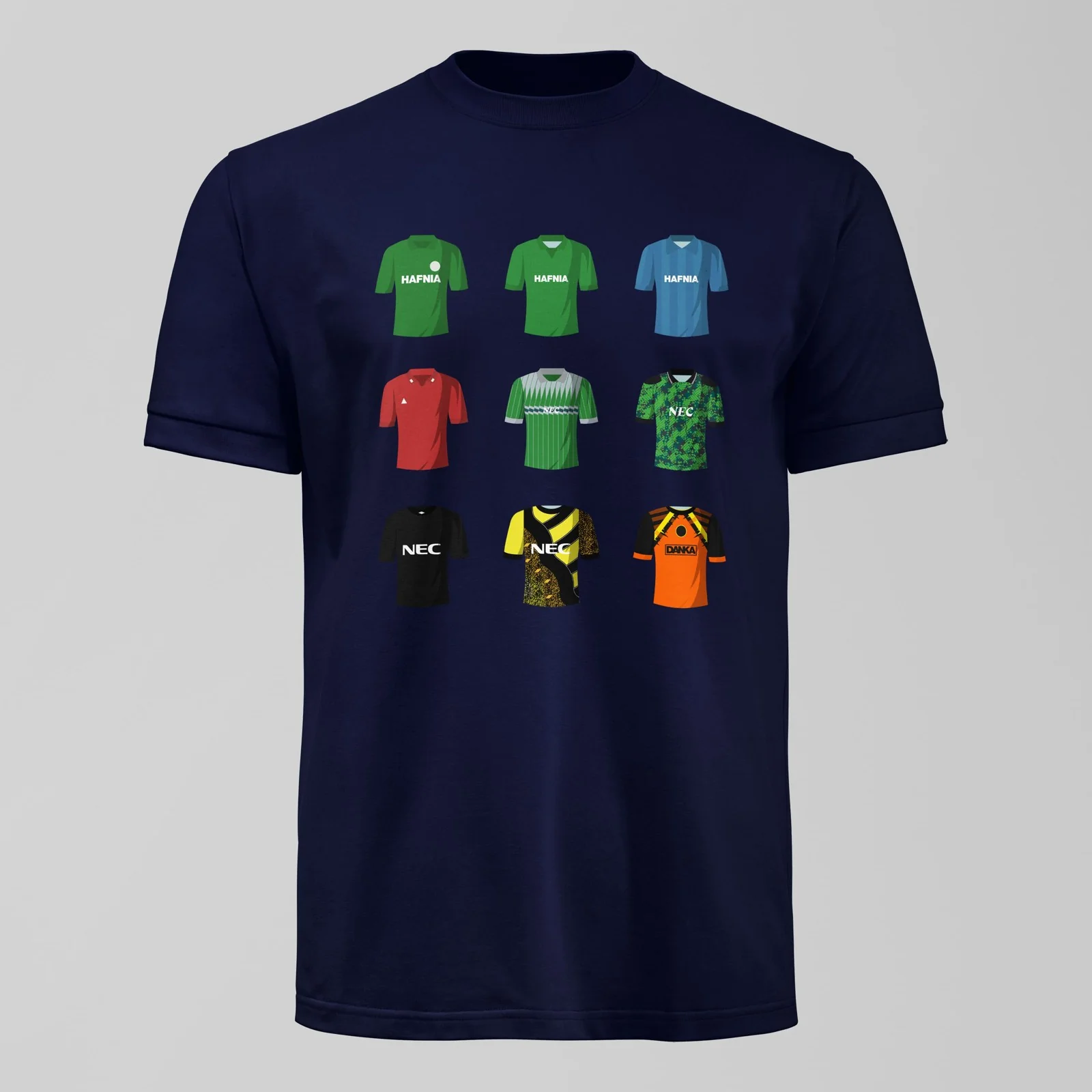 History of Neville Southall Everton Shirts T-Shirt - Image 5