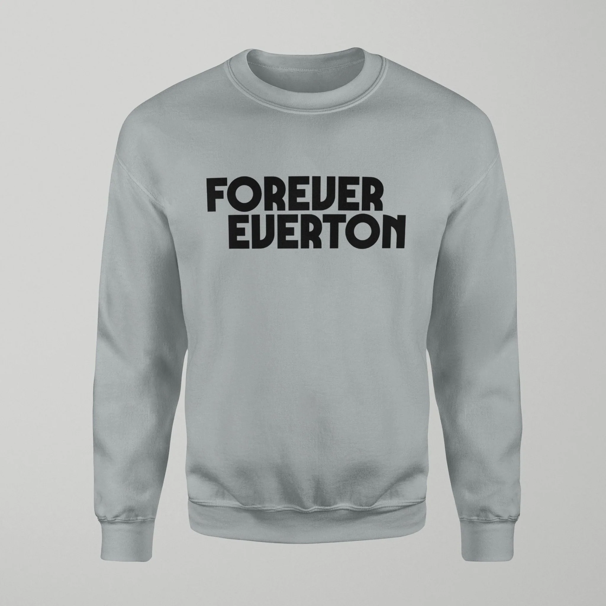 Dark Forever Everton Big Logo White Design Jumper - Image 2