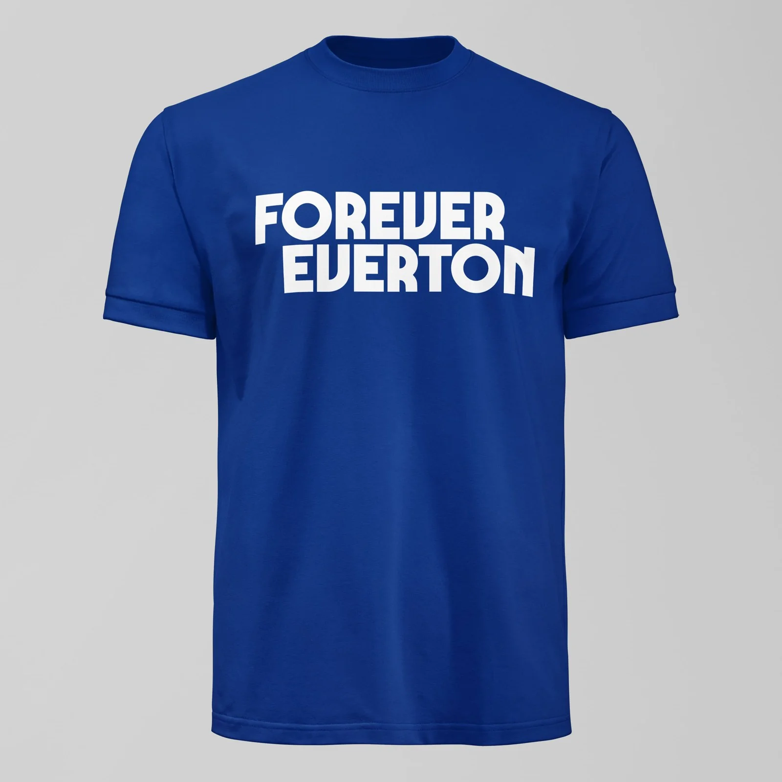 Dark Forever Everton Large Logo White Design T-Shirt - Image 5
