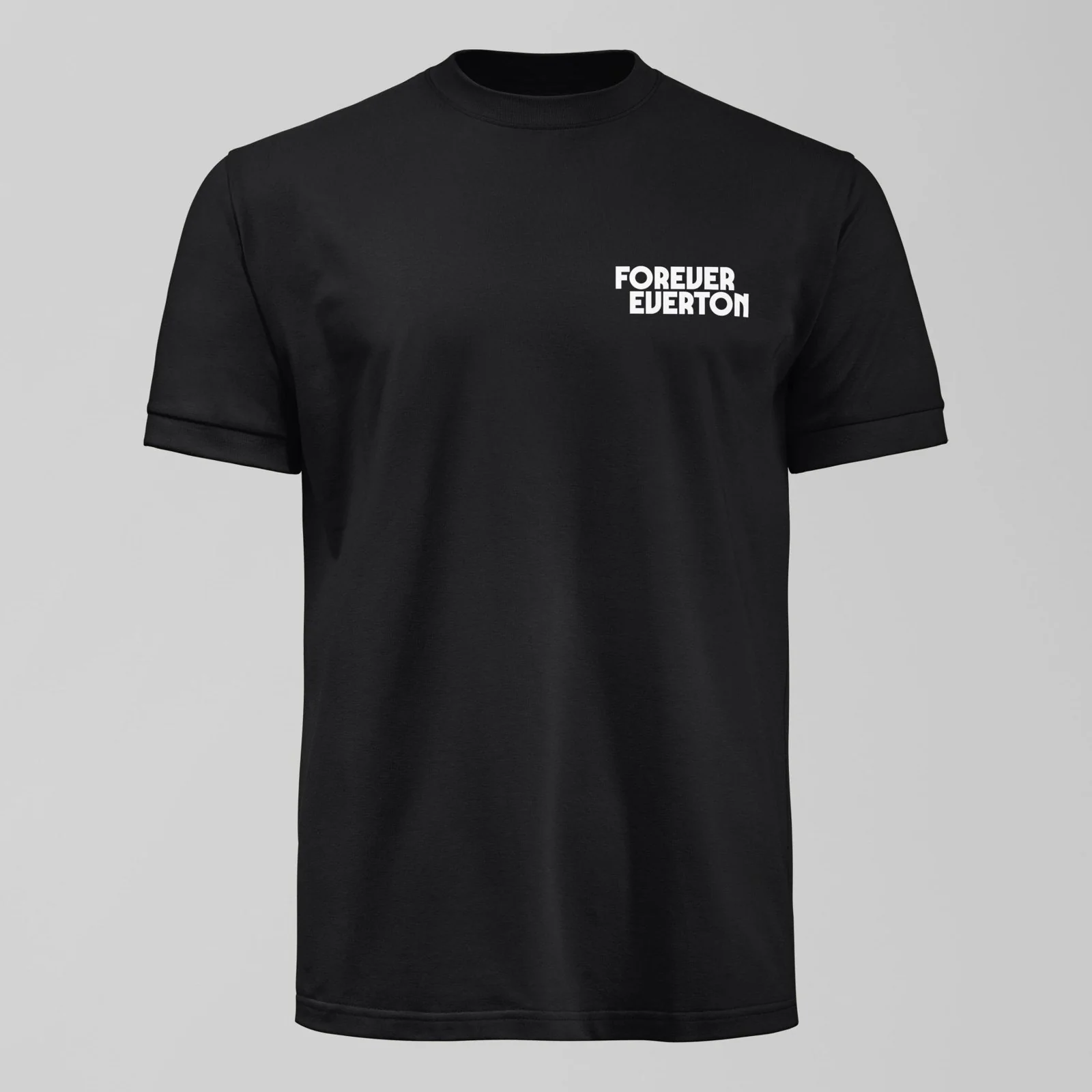 Dark Forever Everton Small Logo White Design T-Shirt - Image 6
