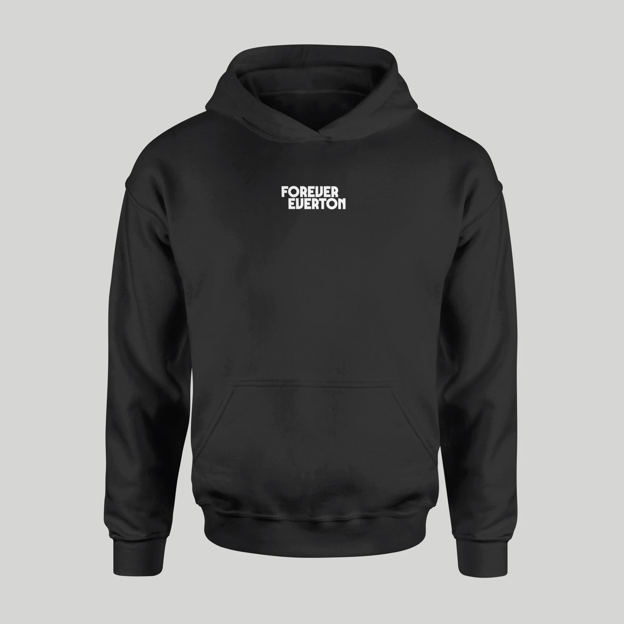 Dark Forever Everton Small Logo White Design Hoodie