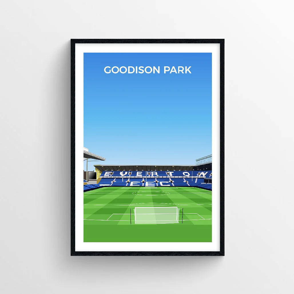 Goodison Park Gwladys Street - Everton Print