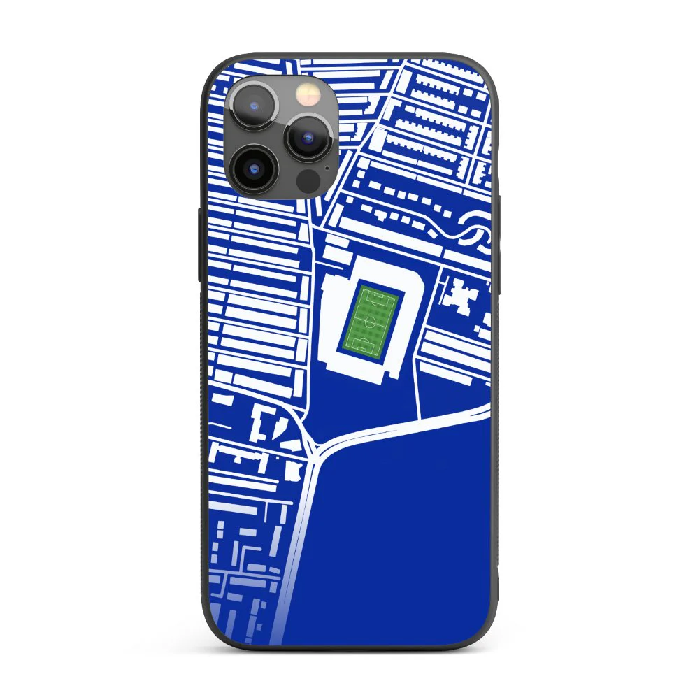 Goodison Park Map - Everton Phone Case
