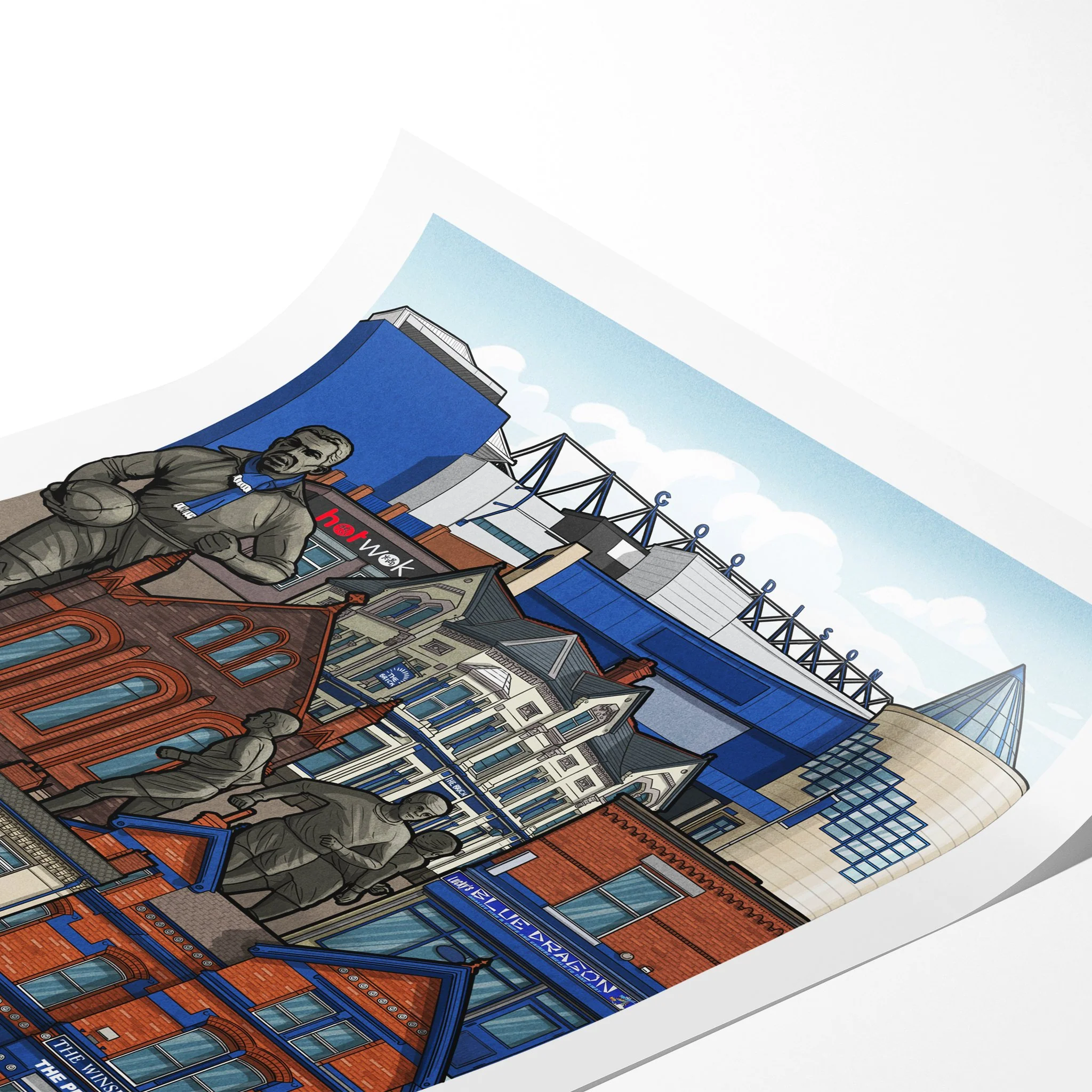 Goodison Park - Match Day Print - Image 4