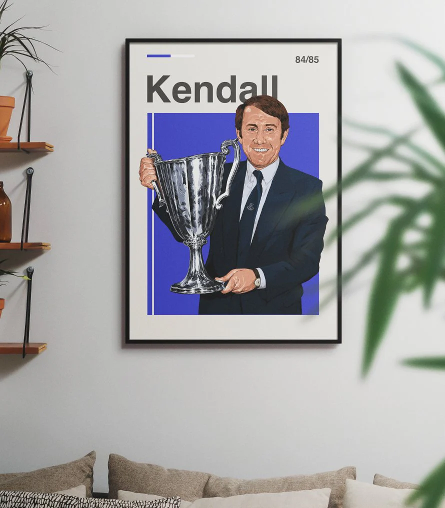 Howard Kendall Everton Print - ECWC Winner - Image 2