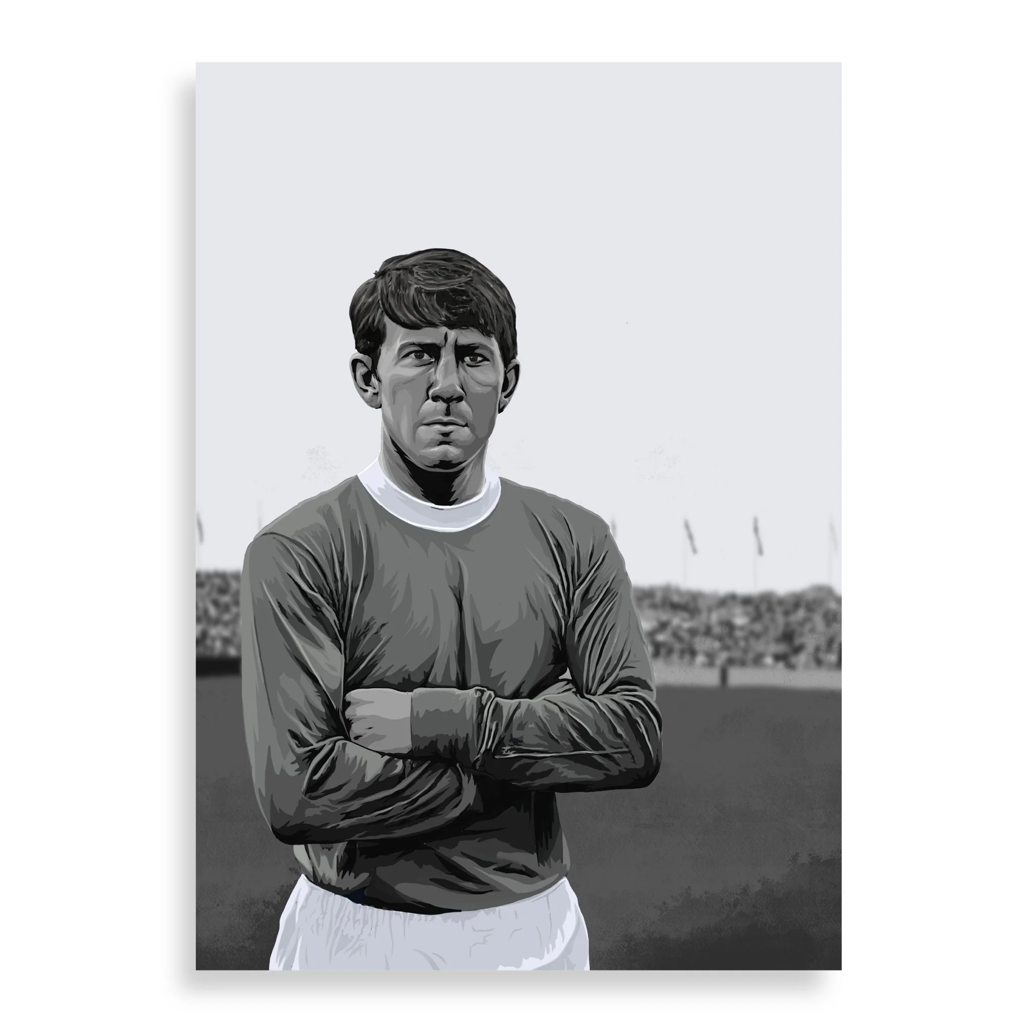 Howard Kendall Everton Print - Playing Days - Image 2