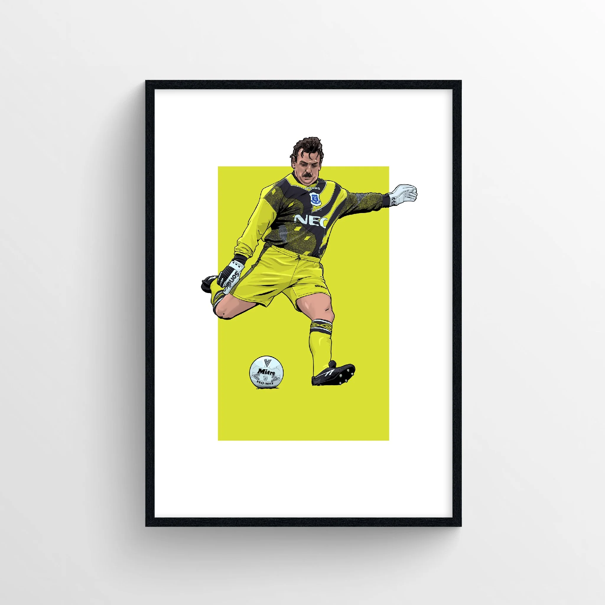 Neville Southall Everton Print - 95 Final