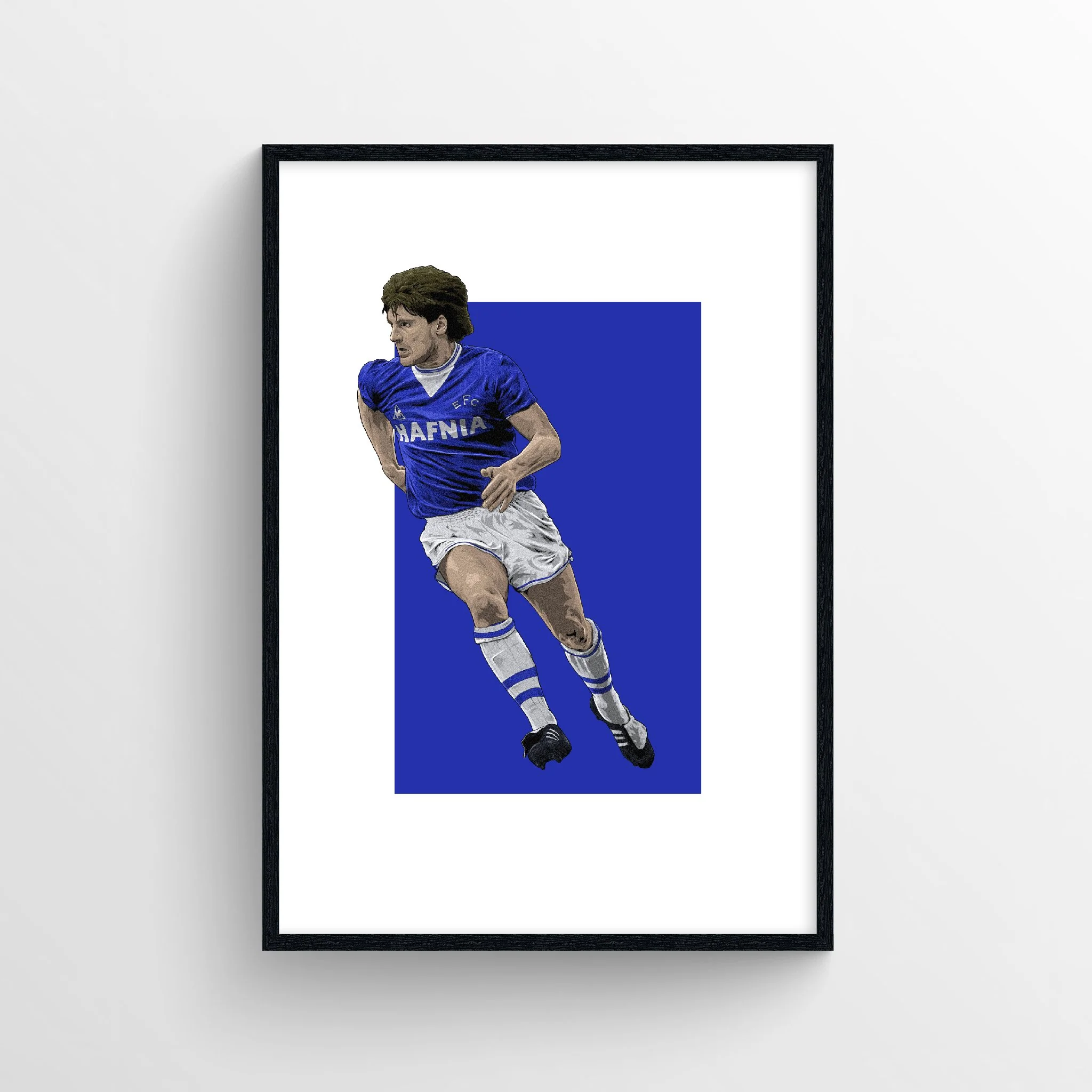 Paul Bracewell Everton Print - 85 First Team