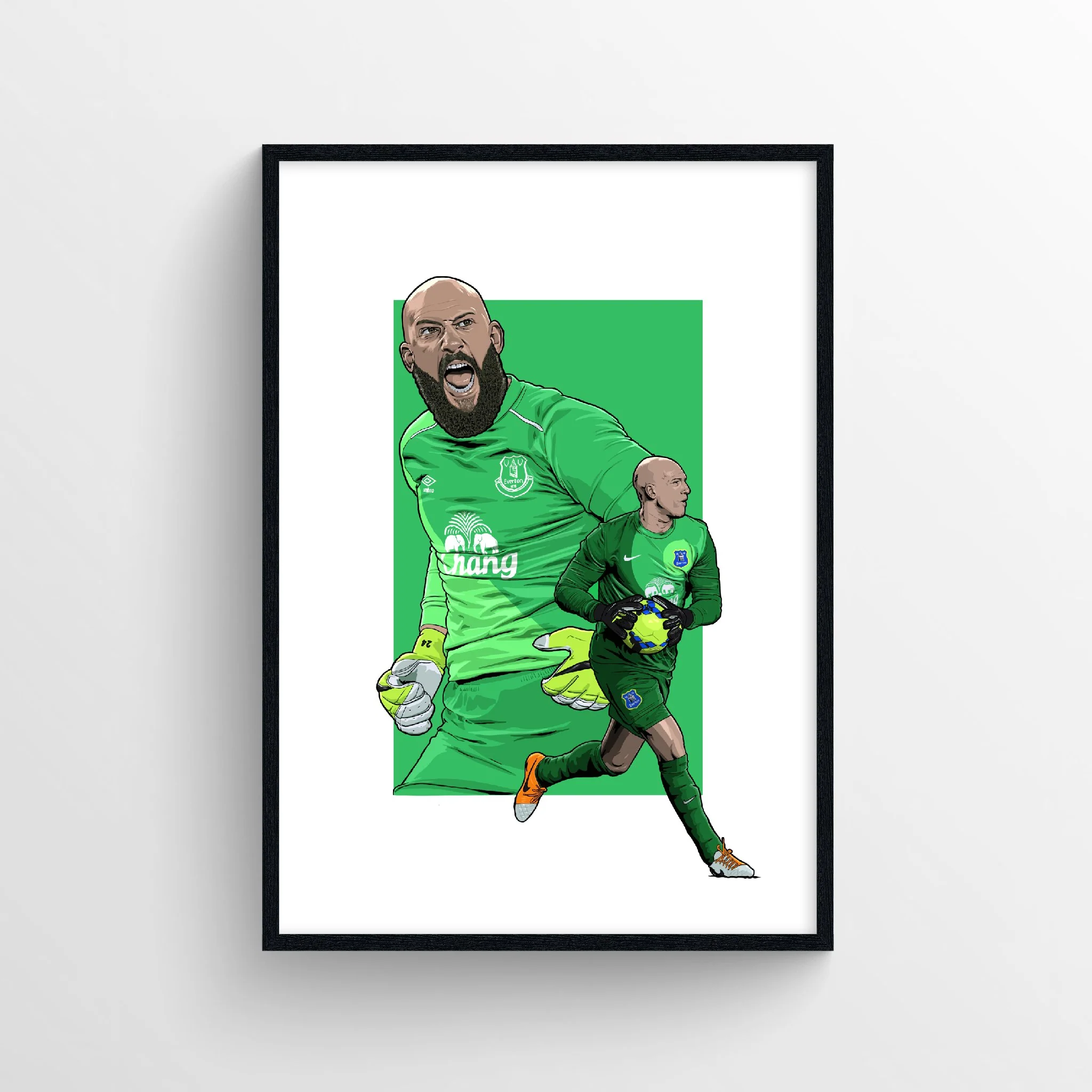 Tim Howard Everton Print - Secretary of Defence