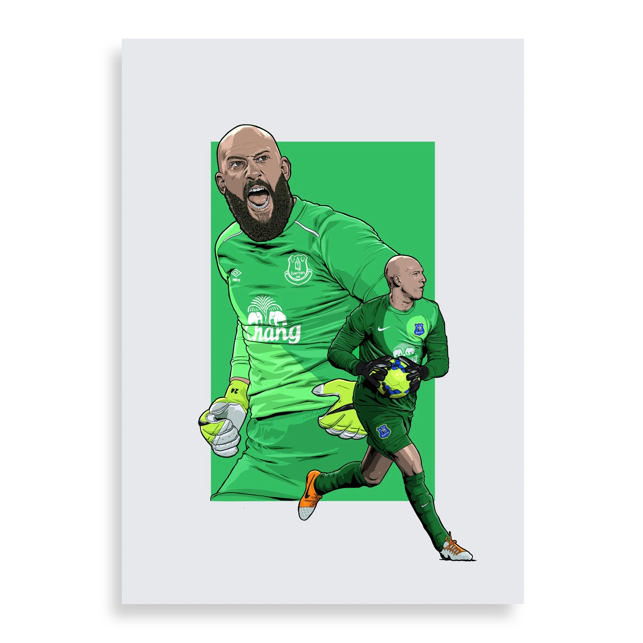 Tim Howard Everton Print - Secretary of Defence - Image 2