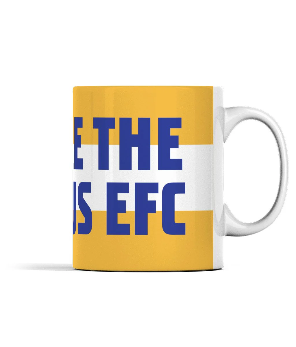 We Are The Famous EFC - Everton Banner Mug - Image 2