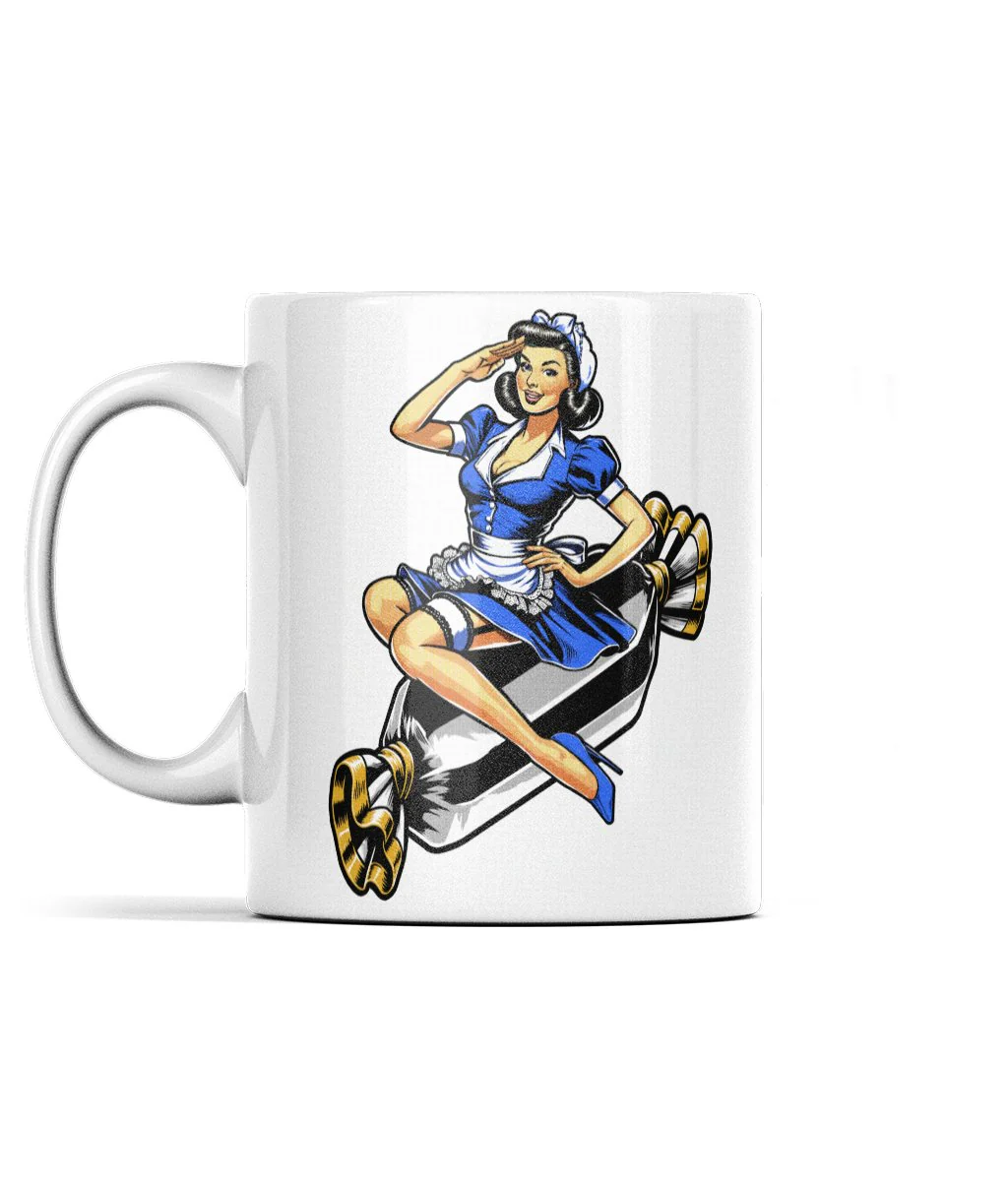 WWII Pin Up Style Toffee Lady - Everton Mug